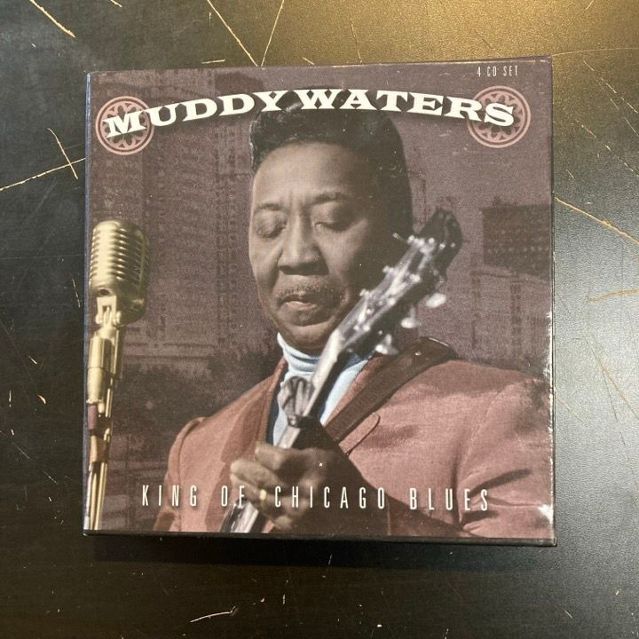 Muddy Waters - King Of Chicago Blues 4CD (VG+/VG+) -blues-